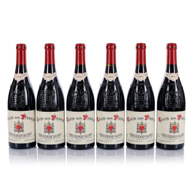 View full screen - View 1 of Lot 632. Châteauneuf du Pape, Rouge 2003 Clos des Papes (6 BT).
