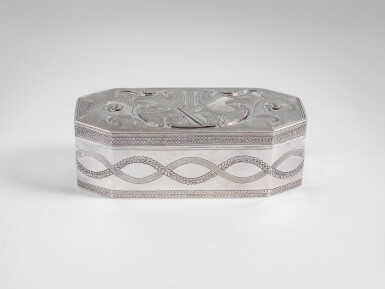 View full screen - View 1 of Lot 677. A Dutch Colonial Silver Sirih Box, Sumatra, Circa 1750.