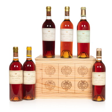 View full screen - View 1 of Lot 547. Château d'Yquem "Vertical" (6 BT).