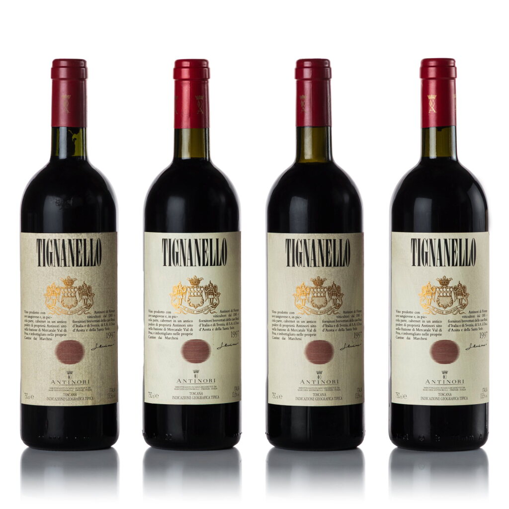 View full screen - View 1 of Lot 464. Tignanello 1997 (4 BT).