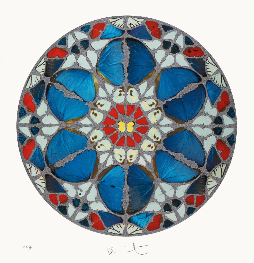 View full screen - View 1 of Lot 23. DAMIEN HIRST | PSALM PRINT: VERBA MEA AURIBUS.