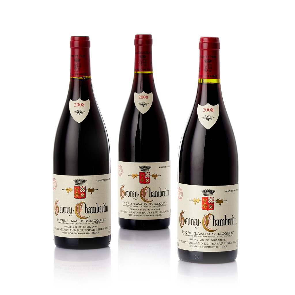 Voir en plein écran - Voir 1 du lot 6033. Gevrey Chambertin, Lavaux St. Jacques 2008 Domaine Armand Rousseau (12 BT).