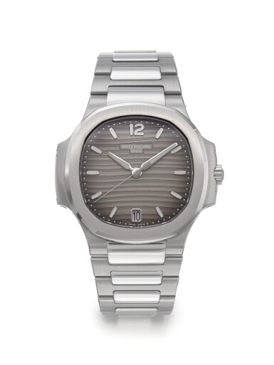 View full screen - View 1 of Lot 2. PATEK PHILIPPE | REF 7118 NAUTILUS, A STAINLESS STEEL AUTOMATIC WRISTWATCH WITH DATE AND BRACELET CIRCA 2019.
