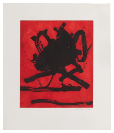 View full screen - View 1 of Lot 80. ROBERT MOTHERWELL | RED SEA II (WALKER ART CENTER 242).