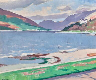 View full screen - View 1 of Lot 33. FRANCIS CAMPBELL BOILEAU CADELL, R.S.A., R.S.W. | COVE, LOCH LONG.