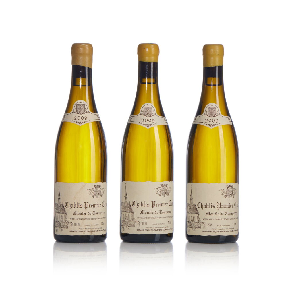View full screen - View 1 of Lot 208. Chablis, Montée de Tonnerre 2009 Domaine Raveneau (3 BT).