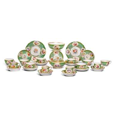 View full screen - View 1 of Lot 190. A Nantgarw part tea and coffee service, mostly circa 1820.