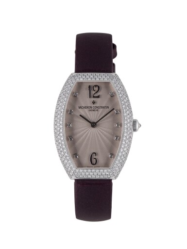View full screen - View 1 of Lot 67. VACHERON CONSTANTIN | ÉGÉRIE, REF 81541 WHITE GOLD AND DIAMOND-SET WRISTWATCH CIRCA 2004.