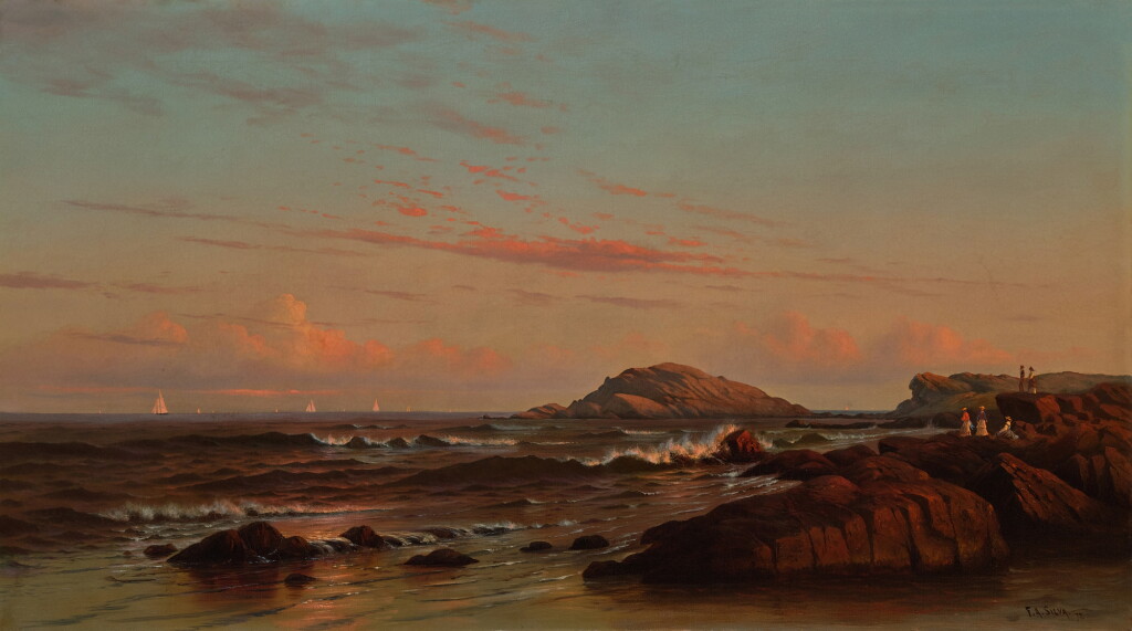 View full screen - View 1 of Lot 522. Brace's Rock, Cape Ann, Massachusetts.