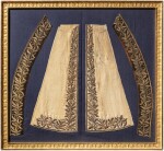 Parements de manteau de grandes cérémonies de Maréchal de l'Empire, vers 1809-1810, ayant appartenu au maréchal Nicolas-Charles Oudinot