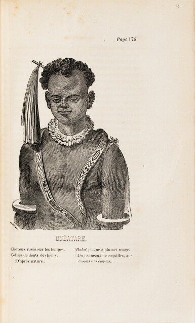 View full screen - View 1 of Lot 56. VERGUET. Histoire de la première mission catholique au vicariat de Mélanésie, 1854. In-8. E.O rare..