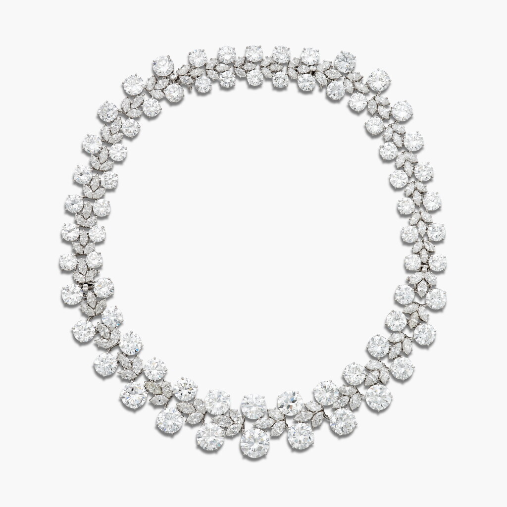 View full screen - View 1 of Lot 66. Exceptional Diamond Necklace-Bracelet Combination 海瑞溫斯頓 | 璀璨非凡 鑽石 項鏈 或 手鏈.