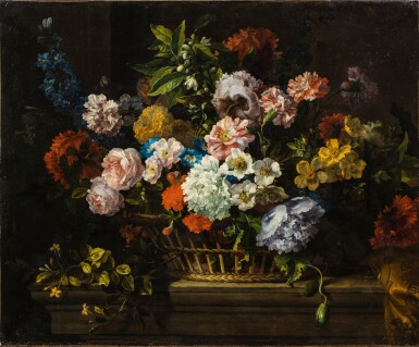 View full screen - View 1 of Lot 57. Still life with flowers | Nature morte aux fleurs.
