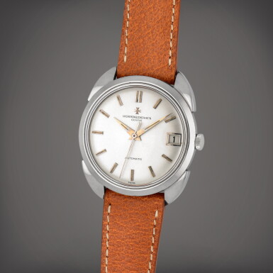 View full screen - View 1 of Lot 407. Chronomètre Royal, Reference 6694 | A white gold wristwatch with date | Circa 1965.