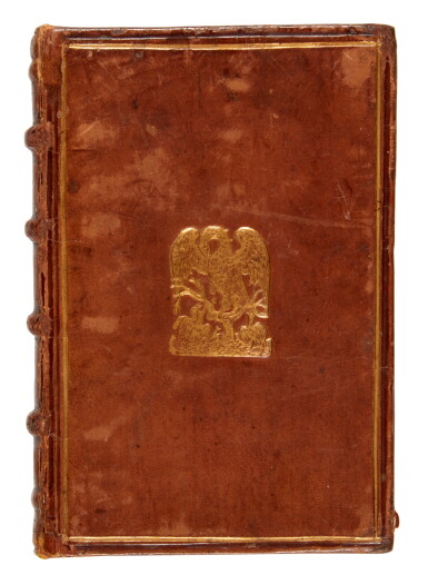 View full screen - View 1 of Lot 1138. Juvenalis, Satyrae, Paris, 1561, publisher's display binding, contemporary Parisian calf gilt .