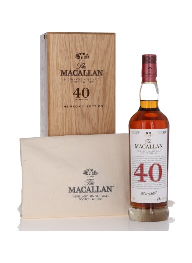 View full screen - View 1 of Lot 90. The Macallan The Red Collection 40 Year Old 48.1 abv NV (1 BT 75cl).