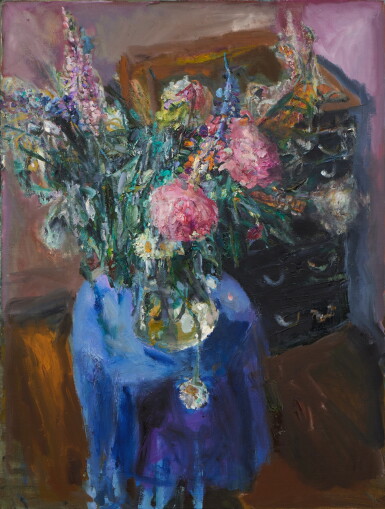 View full screen - View 1 of Lot 174. Blumen im Arbeitszimmer.