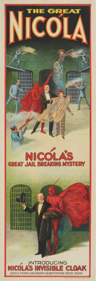 Voir en plein écran - Voir 1 du lot 468. The Great Nicola (William Mozart Nicol) | The Great Nicóla—now with an acute accent.