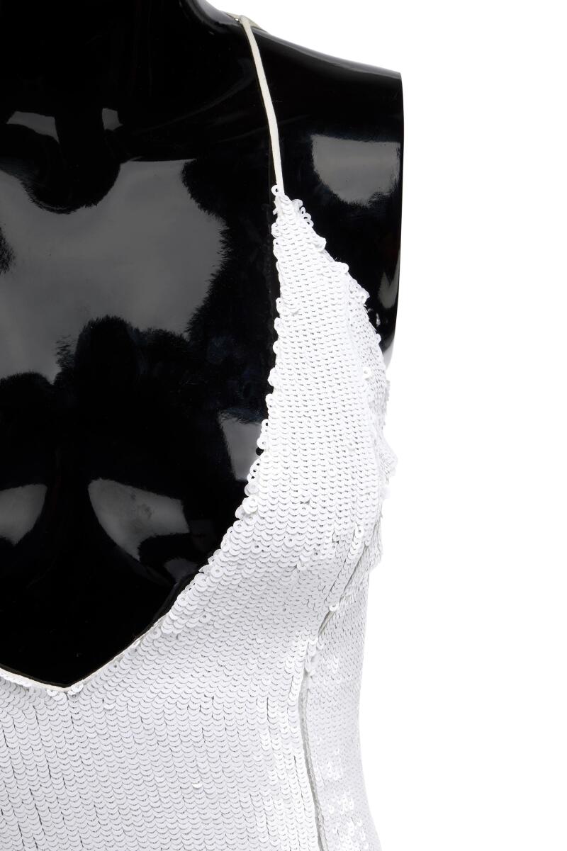 khaite white sequin dress Khaite | CFDA: Defining American Style