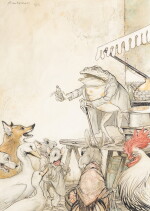 Arthur Rackham | Original illustration for Aesop's Fables ("Medicine Show"), 1912