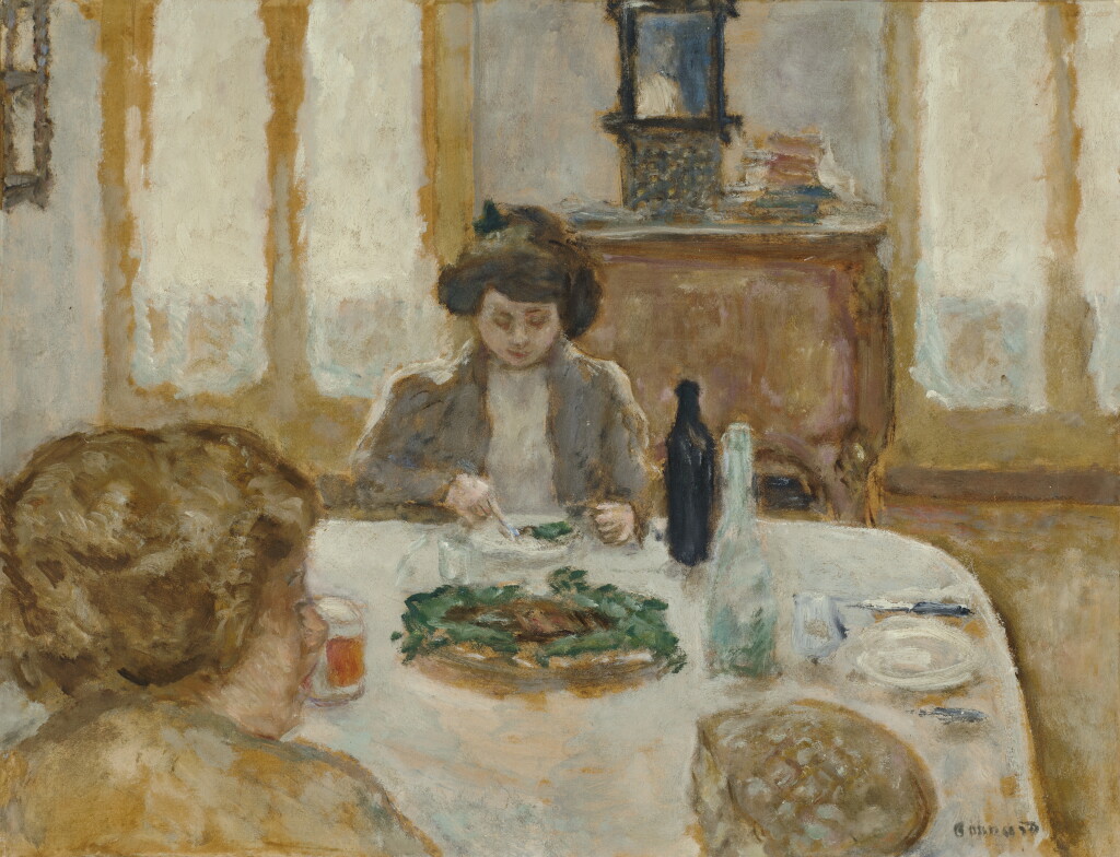 View full screen - View 1 of Lot 529. Le Déjeuner. Symphonie en gris ou Le Déjeuner gris (Mme Bonnard et Mlle Jeanne Meillier).