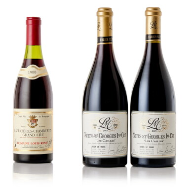 View full screen - View 1 of Lot 7321. Nuits St. Georges, Les Cailles 2010 Lucien Le Moine (6 BT).