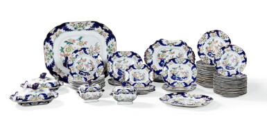 View full screen - View 1 of Lot 204. An earthenware part of service, John Ridgway, England, first half of 19th century | Partie de service en grès, John Ridgway, Angleterre, première moitié du XIXe siècle.