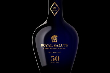 View full screen - View 1 of Lot 41. Royal Salute 50 Year Old Time Series + Experience (1 BT70 & EXP).