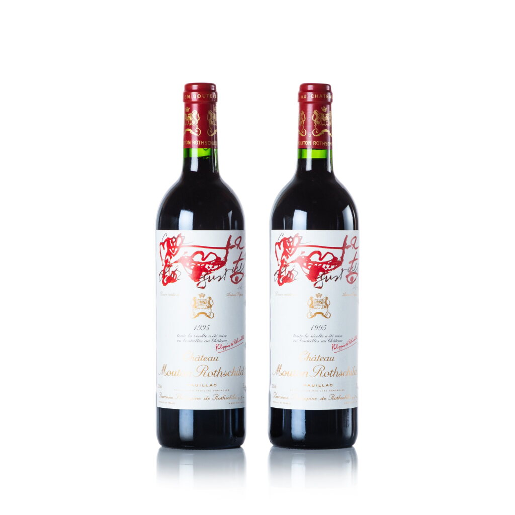 View full screen - View 1 of Lot 104. Château Mouton Rothschild 1995 (2 BT).