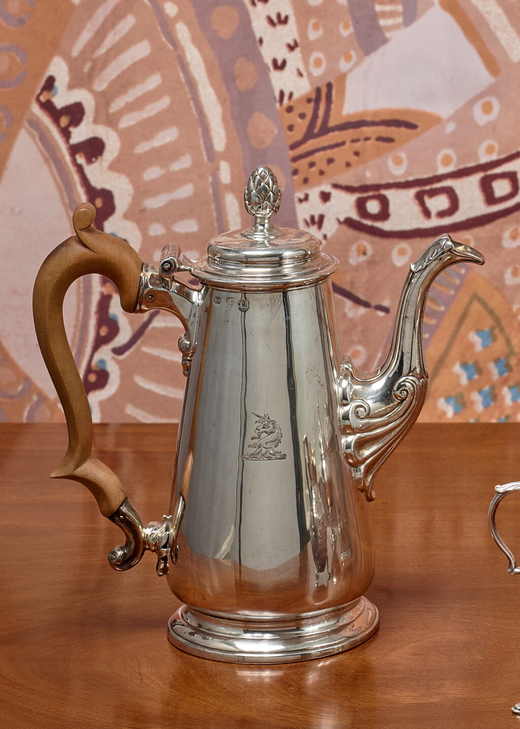 View full screen - View 1 of Lot 278. A George II Silver Coffee Pot, Paul de Lamerie, London, 1741.