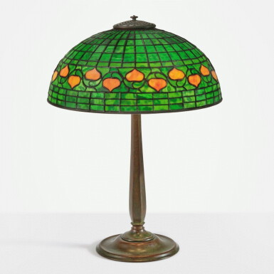View full screen - View 1 of Lot 64. “Vine Border” Table Lamp.
