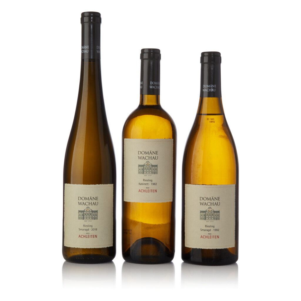 View full screen - View 1 of Lot 705. Domäne Wachau Ried Achleiten 1969-2018 Mixed lot (1 BT 50, 1 BT 70, 4 BT).
