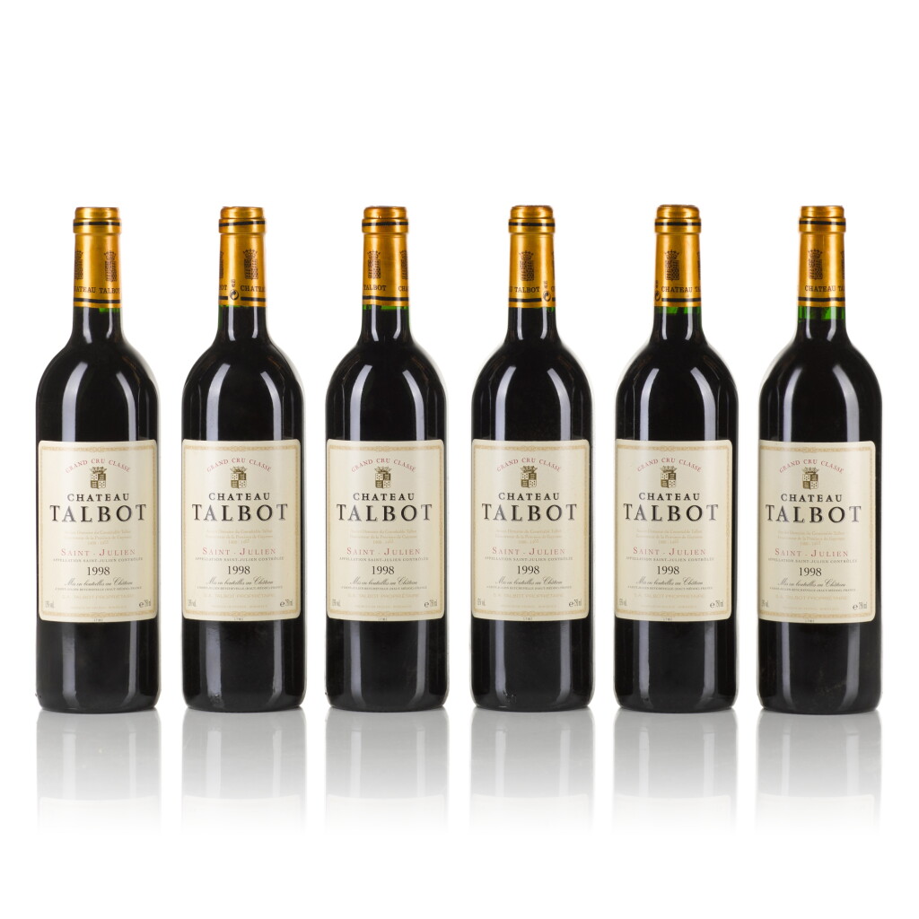 View full screen - View 1 of Lot 394. Château Talbot 1998 (12 BT).