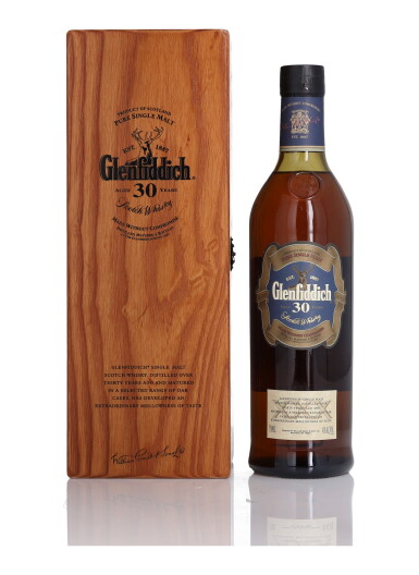 View full screen - View 1 of Lot 191. Glenfiddich 30 Year Old 40.0 abv NV (1 BT 75cl).
