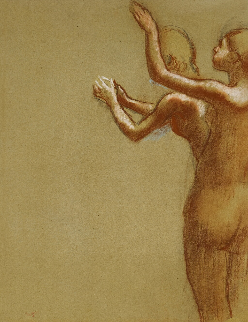 View full screen - View 1 of Lot 209. Edgar Degas 埃德加・德加 | Deux danseuses en profil 兩位舞者的側面.
