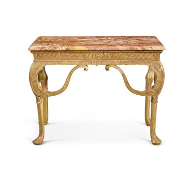 View full screen - View 1 of Lot 1017. A George I Giltwood Side Table Attributed to James Moore, Circa 1720.