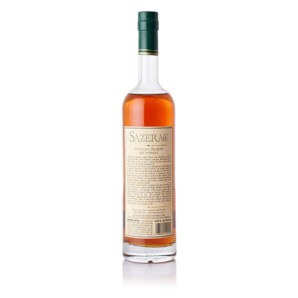 View full screen - View 1 of Lot 2338. Sazerac Rye 18 Year Old 2017 Release 90 Proof NV (1 BT75).