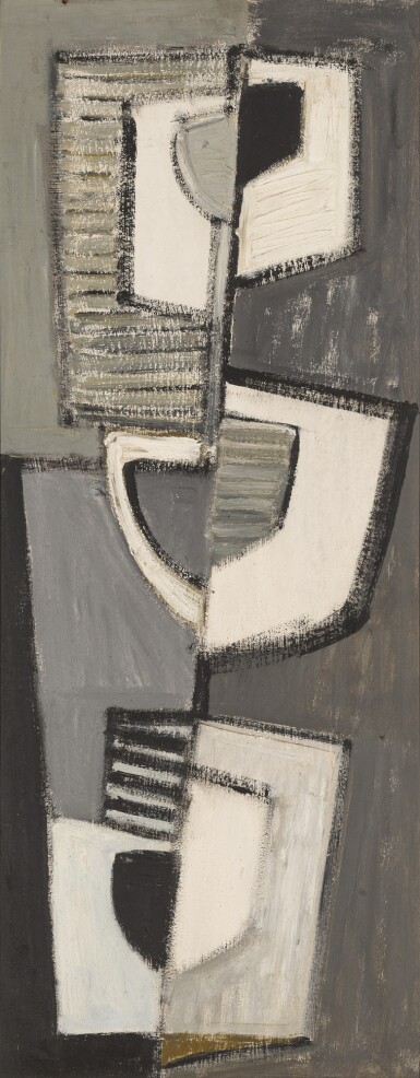 View full screen - View 1 of Lot 108. Walk along the Quay, Black Grey and White.