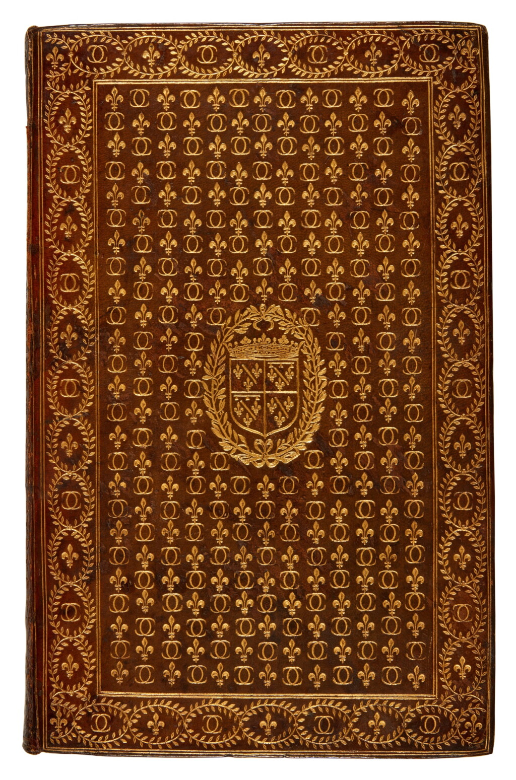 View full screen - View 1 of Lot 1670. Du Bellay, Les memoires, Paris, 1572, contemporary armorial binding for Charles de Bourbon-Condé, the Holford–van-der-Elst–Esmerian copy.