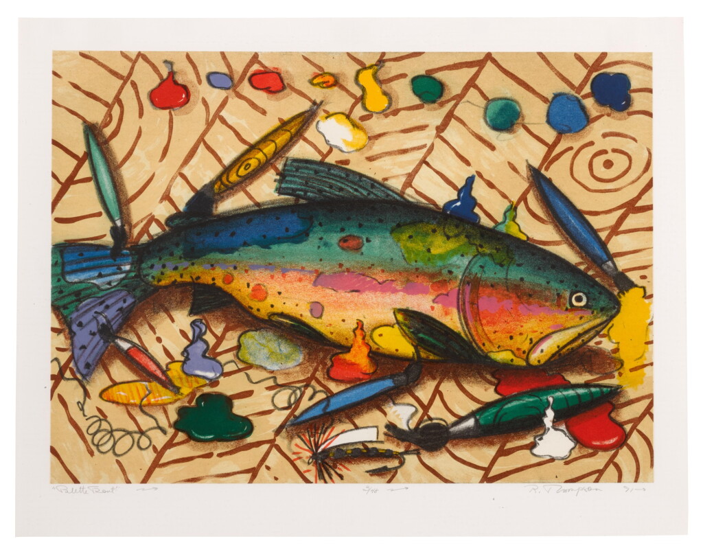 View full screen - View 1 of Lot 343. Palette Trout.