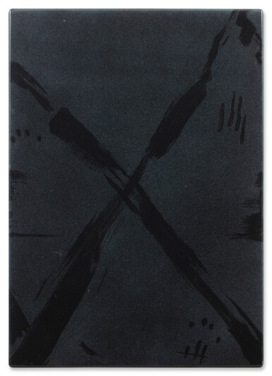 View full screen - View 1 of Lot 61. Untitled Painting (Black/Dust).