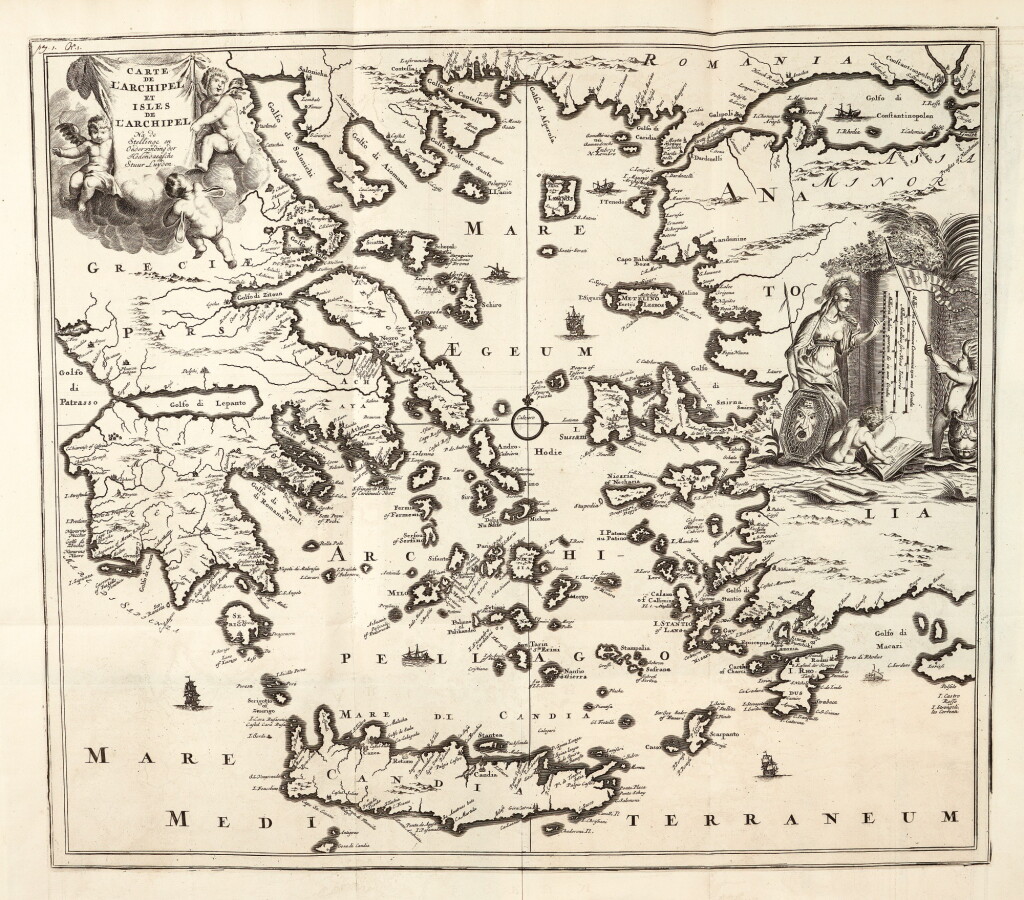 全萤幕检视 - 查看173Dapper | Description exacte des isles de l'archipel, 1703的1