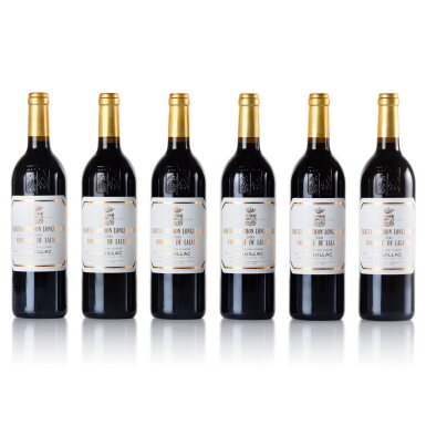 View full screen - View 1 of Lot 295. Château Pichon Longueville, Lalande 2000 (6 BT).