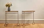 Pair of "Yo-Yo" Side Tables