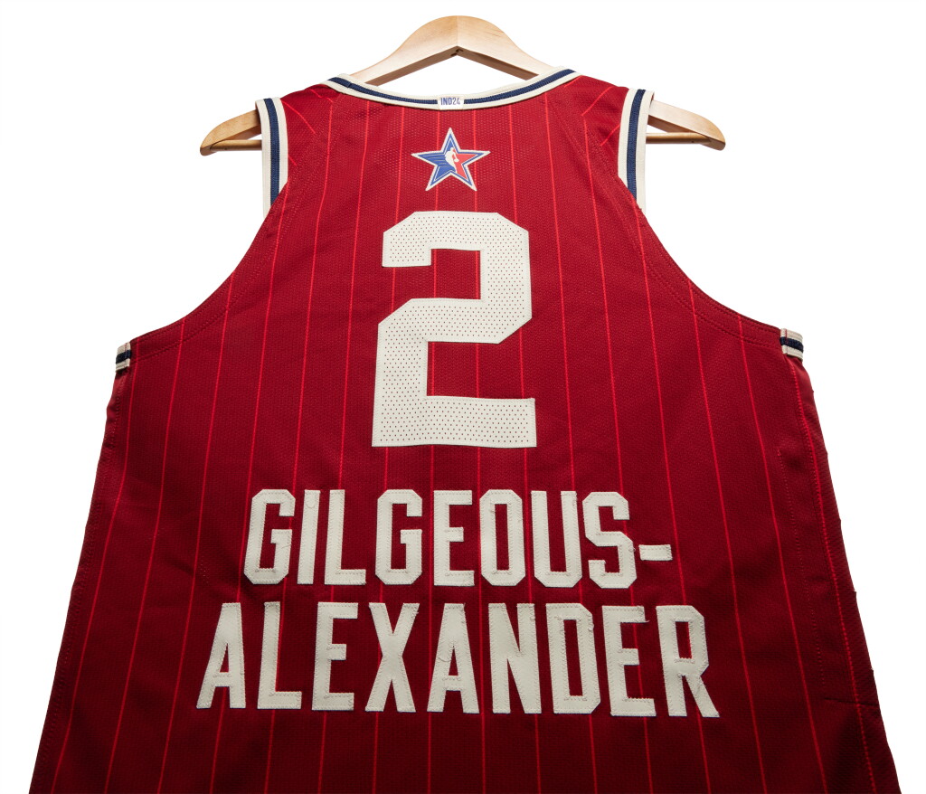 View full screen - View 1 of Lot 12. Shai Gilgeous-Alexander Game Worn ‘NBA All-Star Game’ Complete Uniform.