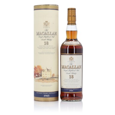 View full screen - View 1 of Lot 55. The Macallan 18 Year Old Sherry Oak 43.0 abv 1985 (1 Bottle 70cl).