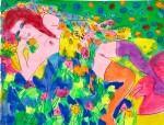 Walasse Ting 丁雄泉 | Nude with flowers 美人與花