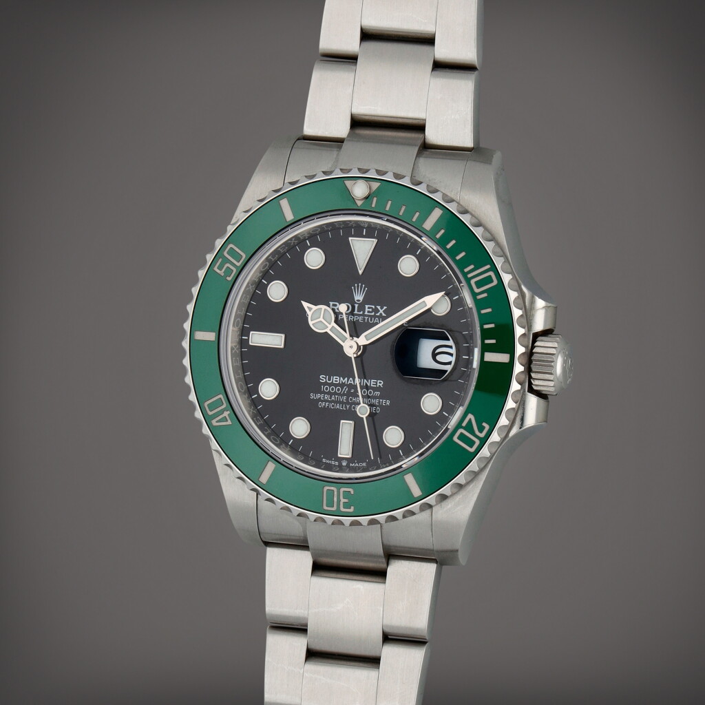 View full screen - View 1 of Lot 316. Submariner 'Starbucks', Reference 126610LV | A stainless steel wristwatch with date and bracelet | Circa 2020.