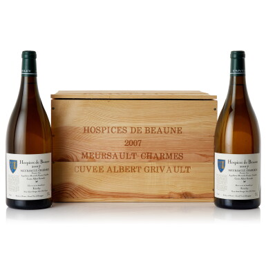 View full screen - View 1 of Lot 6883. Meursault Premier Cru Les Charmes, Hospices de Beaune Cuvée Albert Grivault 2007 Faiveley (6 MAG).