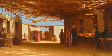 View full screen - View 1 of Lot 155. A bazaar in Cairo.